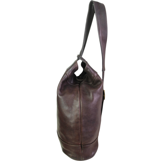 SVEN MADE IN USA BROWN GENUINE LEATHER BACKPACK SHOULDER BAG HANDBAG BOHO PURSE - Picture 3 of 11